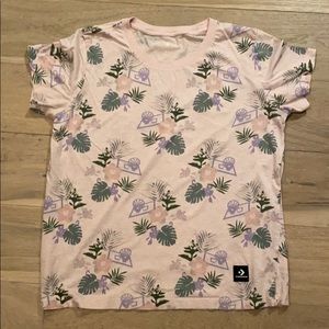 Converse Floral cotton tee